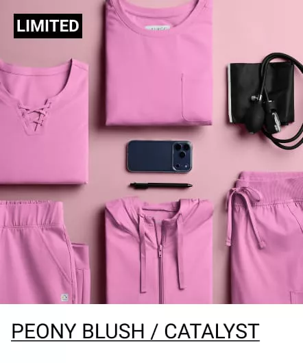 Peony Pink Blush/Catalyst Color Scrubs