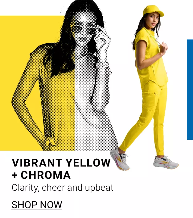 Vibrant Yellow + Chroma Scrubs