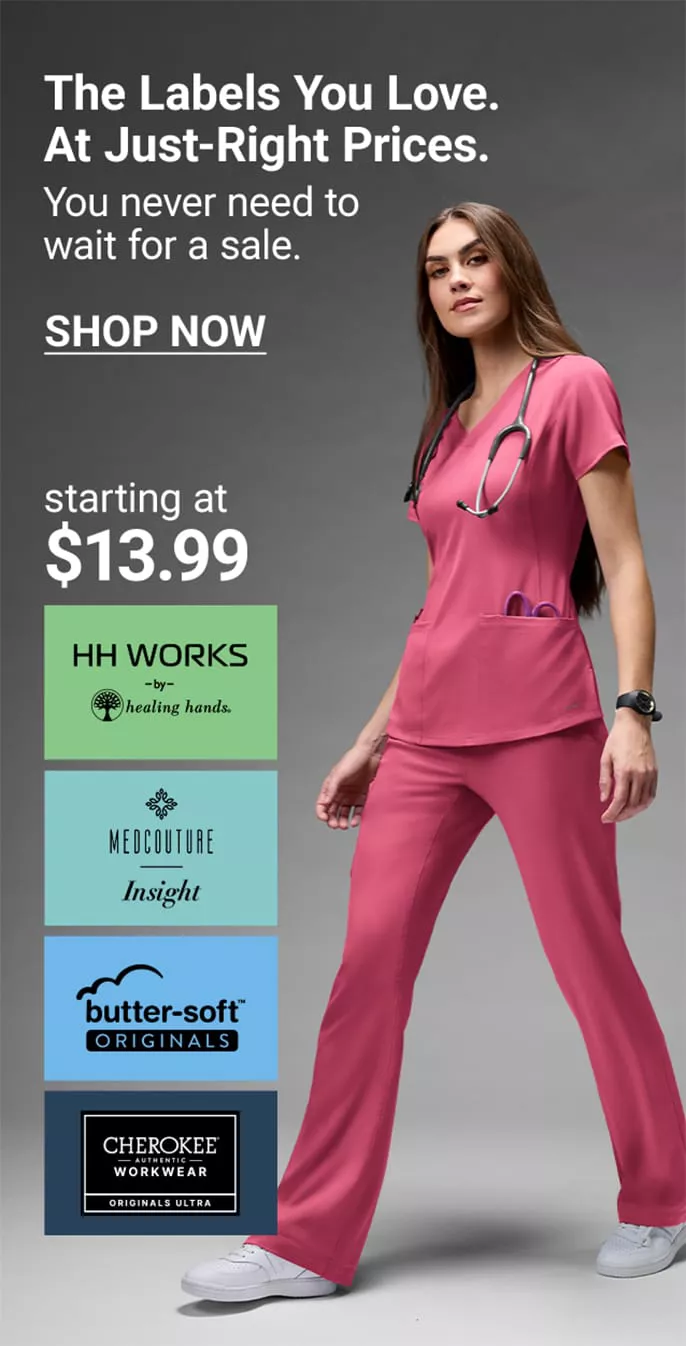 Every Day Value Scrubs from $13.99