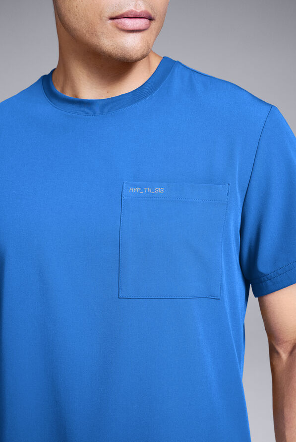 Conjunto de uniforme m&eacute;dico Hypothesis S-R Shift Ready estilo jogger con cuello redondo para hombre - Royal - 4