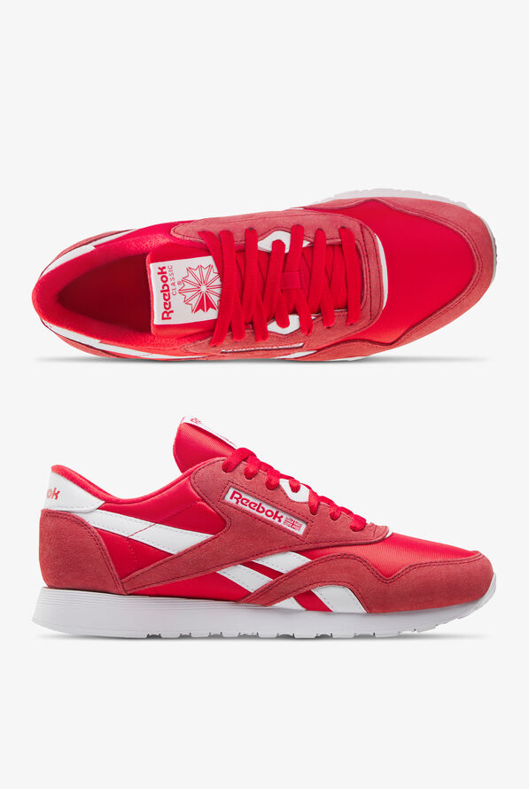 Zapatillas deportivas Reebok Classic Nylon Red con cordones para hombre - Red - 1
