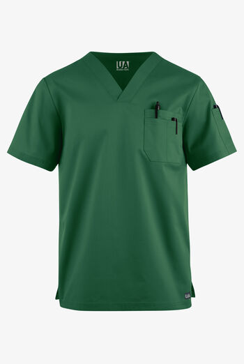 Camisa m&eacute;dica UA Butter-Soft STRETCH con cuello en V y 4 bolsillos para hombre 