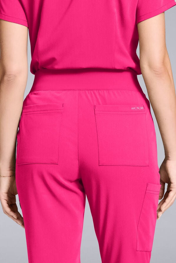 Hypothesis Women's Base 6-Pocket Jogger Scrub Pant - Reactive Pink - 2