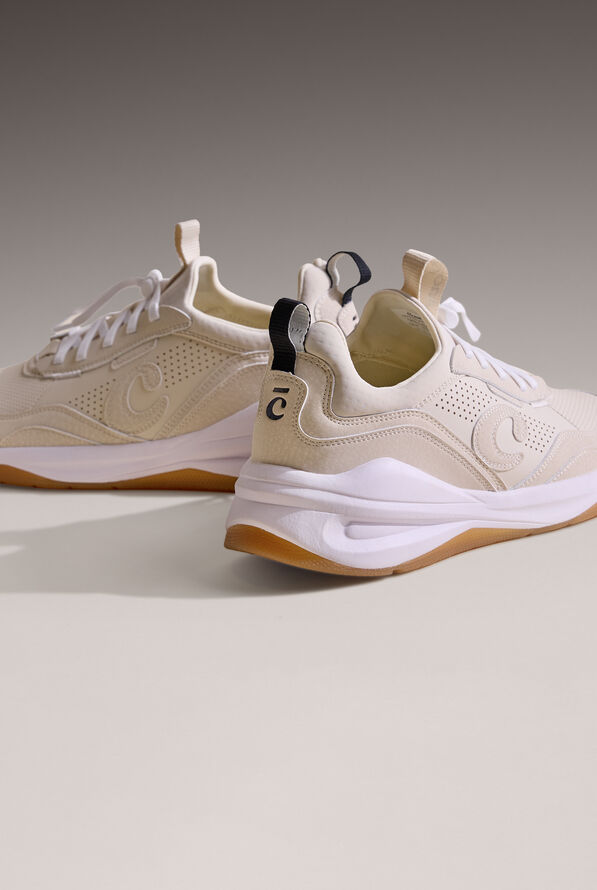 Clove Women's Strada Sand / White / Gum Athletic Lace up Shoe - null - 8