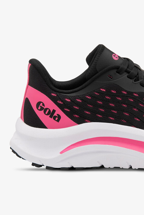 Gola Women's Alzir Speed Black/Hot Pink Athletic Lace Up Nursing