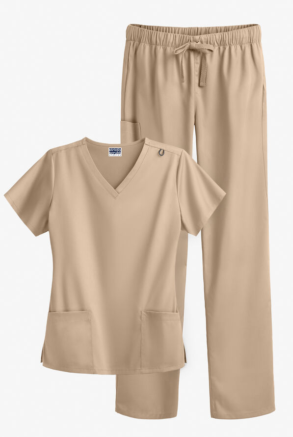 Strictly Scrubs Women's PETITE Scrub Set, Petite Stretch Scrubs