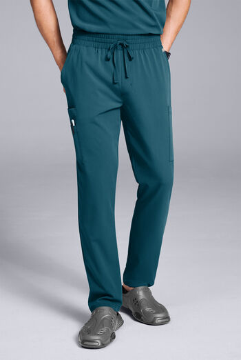 Pantal&oacute;n m&eacute;dico Hypothesis S-R Shift Ready estilo cargo con piernas rectas y 8 bolsillos para hombre