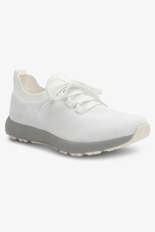 TRAQ by Alegria Zesty White FROLIQ Lace Up Women's Athletic Nursing Shoes - null - 3