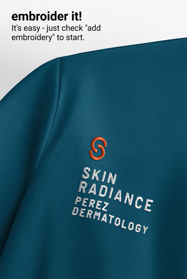 Strictly Scrubs Women's 4-Pocket Scrub Set - Caribbean Blue - 6