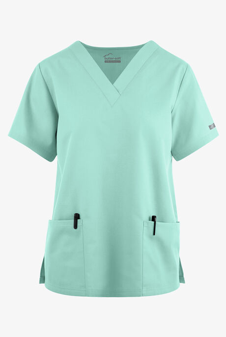 Butter-Soft Originals Women's 2-Pocket V-Neck Scrub Top