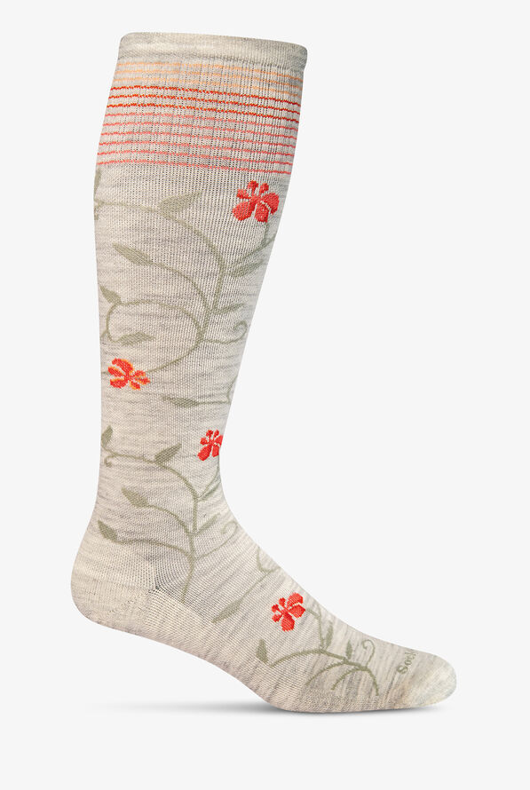 Sockwell Full Sun Ash Women's Wide Calf 15-20mmHg Moderate Compression Socks - Ash - 1