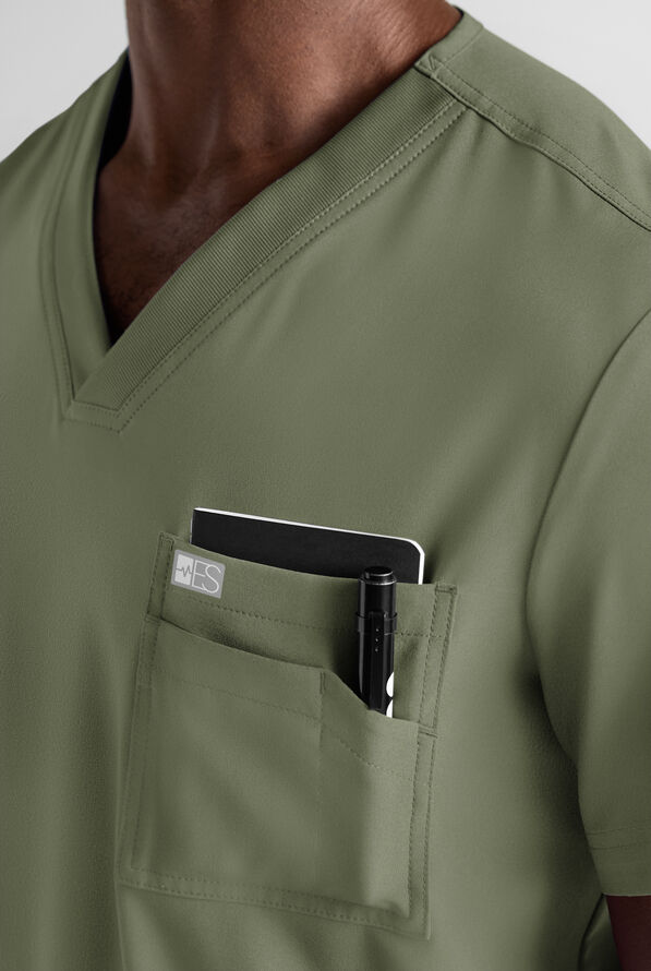 Easy STRETCH Men's Scrub Set - Olive Leaf - 5