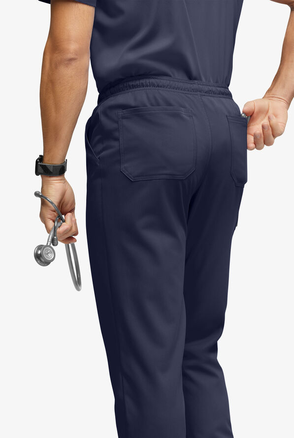 Advantage STRETCH Men's 6-Pocket Cargo Scrub Pants - Navy - 3