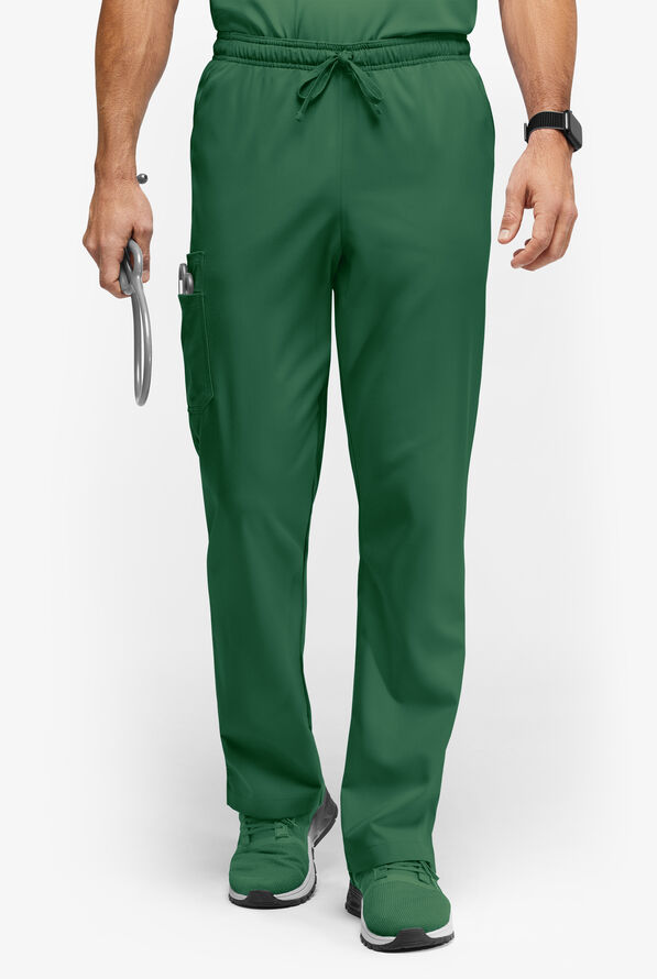 Advantage STRETCH Men's 6-Pocket Cargo Scrub Pants - Hunter - 1