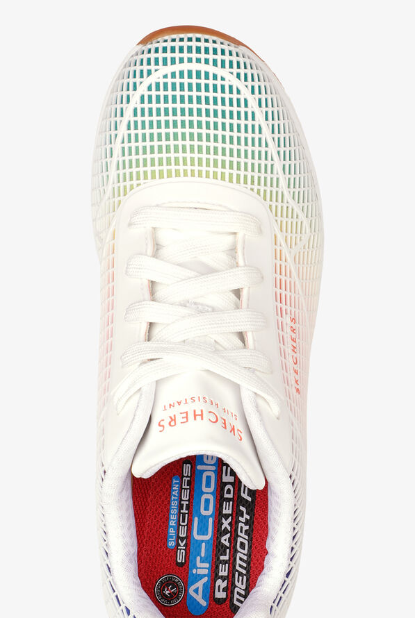 Skechers Work Women's Uno SR White Lace Up Athletic Shoes - null - 2