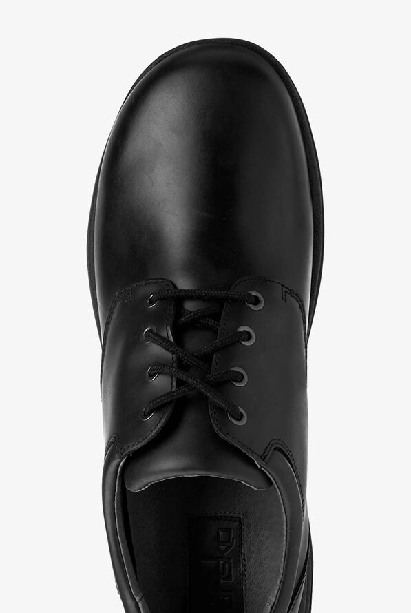Zapatos Dansko Walker Black Smooth de cuero para hombre - Black - 2