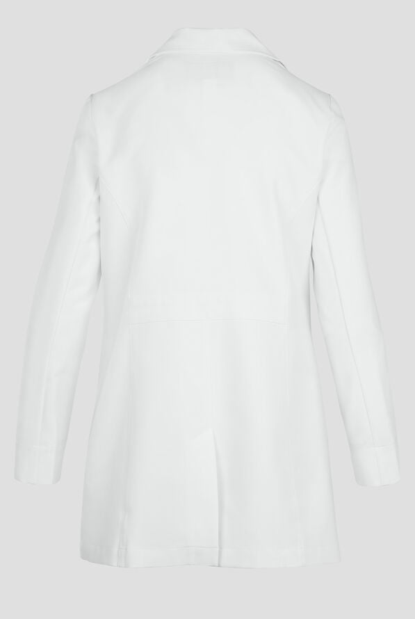 Koi Essentials Connect Women's 32" 3-Pocket Lab Coat - White - 2