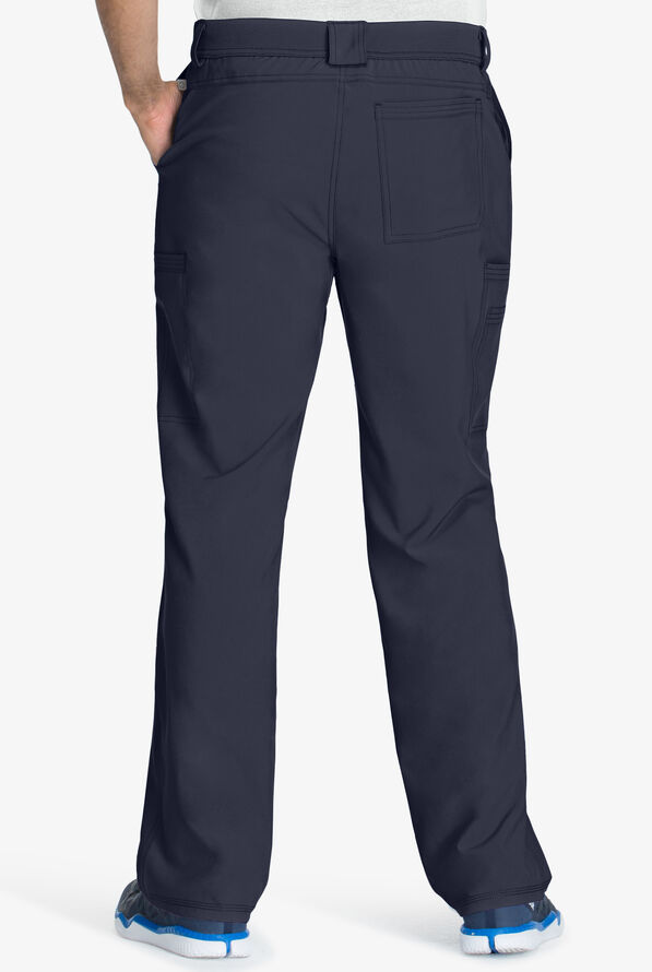 Pantalón médico Cherokee Infinity estilo cargo con piernas estrechas y 5 bolsillos para hombre - Navy - 2