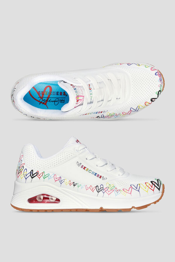 Skechers Street JGOLDCROWN: UNO Love All Around Athletic Lace Up Shoes - null - 1