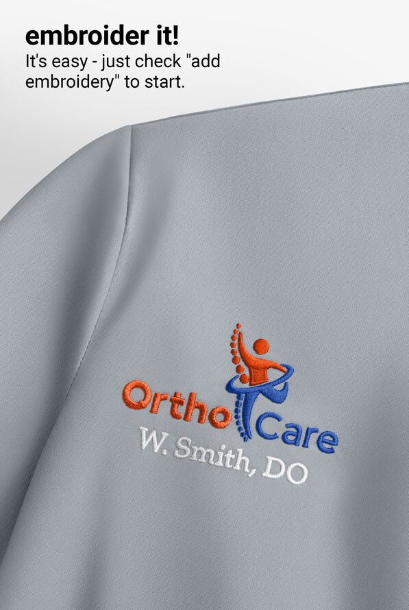 Dickies EDS Signature Women's 6-Pocket Contemporary Fit V-Neck Scrub Top - Grey - 5