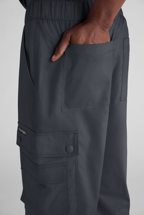 Advantage STRETCH Men's 10-Pocket Cargo Scrub Pant - Pewter - 5