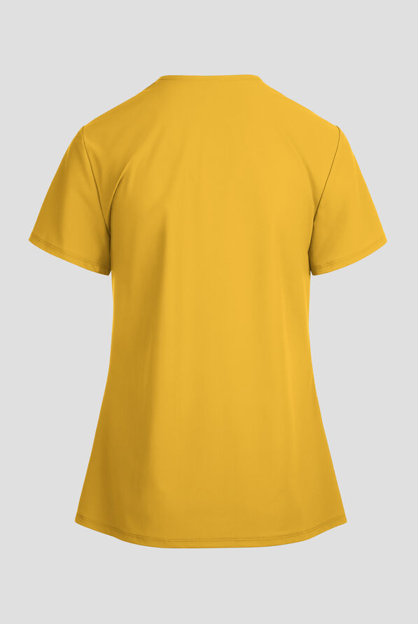 Blusa médica Infinity PURSUIT STRETCH con cuello en V y 2 bolsillos para mujer - Butterscotch - 2