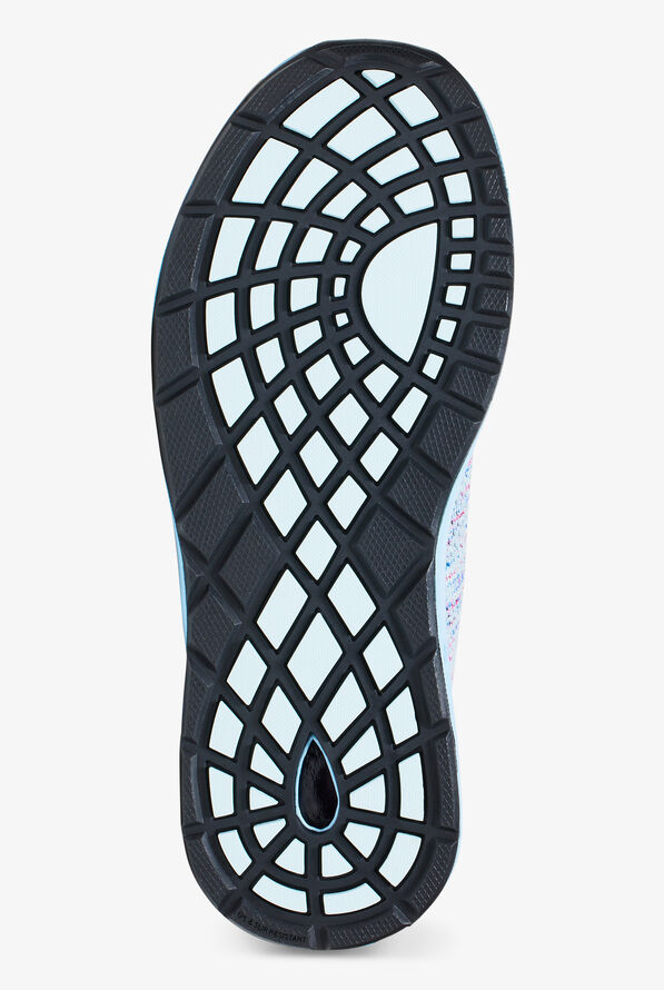 Infinity Women's Bolt Rainbow Static Athletic Lace Up Nursing Shoes - null - 3