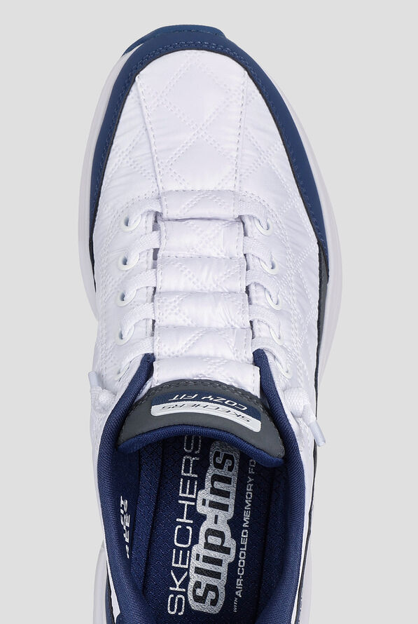 Zapatillas deportivas Skechers Performance White Mesh/Navy Bungee Slip-in para mujer - null - 2