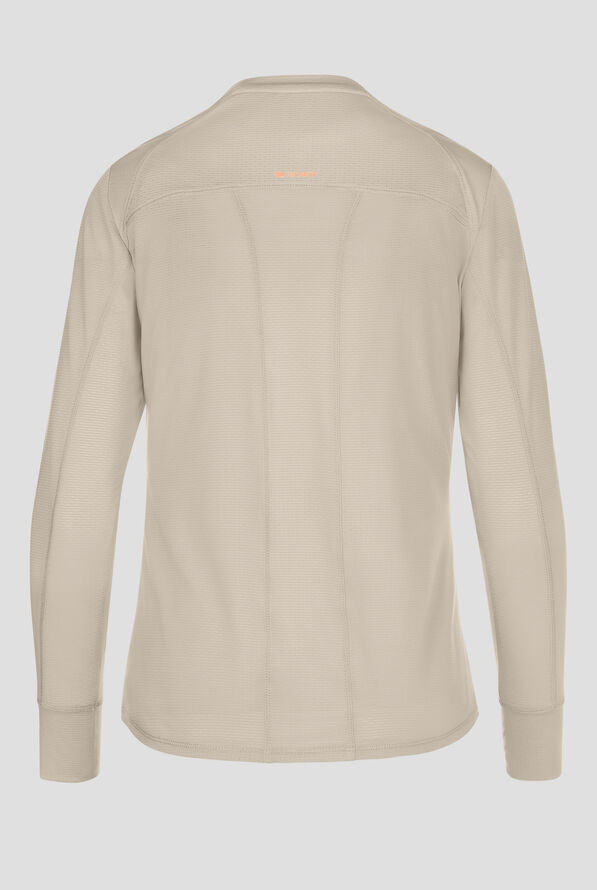Camiseta médica Infinity GNR8 Stylized Performance STRETCH con costuras en contraste para mujer - Vapor - 2