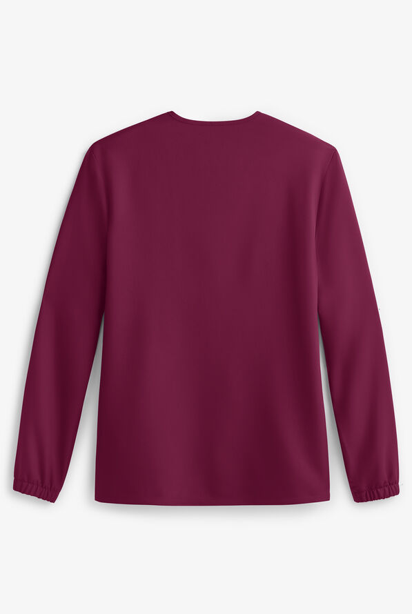 Chaqueta m&eacute;dica unisex Cherokee Workwear Originals Ultra con cremallera y 3 bolsillos - Wine - 5