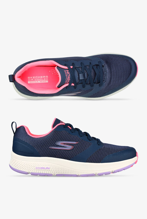 Skechers Performance Women's Go Run Consistent Fearsome Navy Multi  Athletic Lace Up Nursing Shoes - null - 1