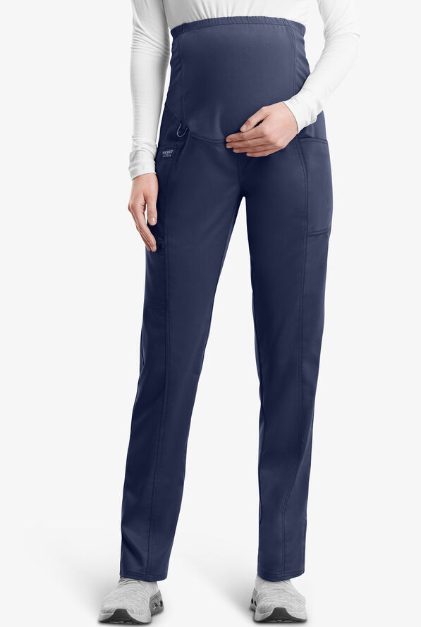 Pantalón médico de maternidad Cherokee Workwear Revolution con 3 bolsillos para mujer - Navy - 1
