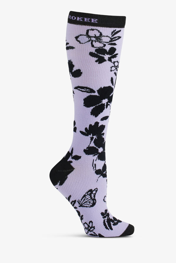 Calcetines de compresión Cherokee Lavender Garden para mujer - 10-15 mmHg - null - 1