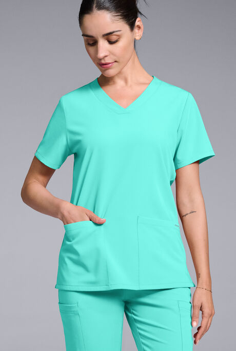 Hypothesis Women's Base 3 Pocket V-Neck Scrub Top