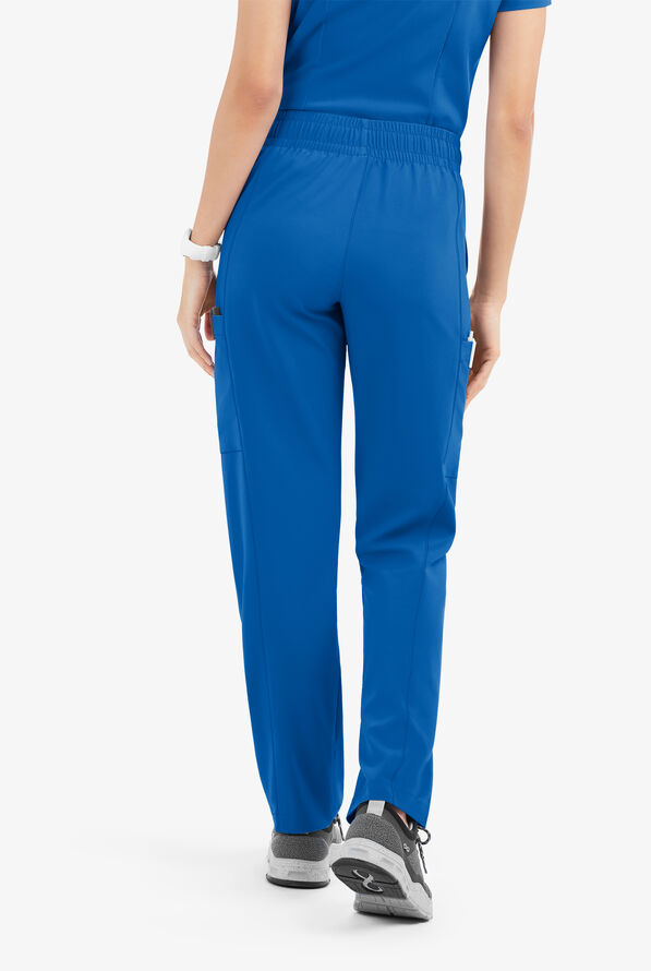 Easy STRETCH Nala Women's 5-Pocket Straight Leg Scrub Pants - Royal - 3