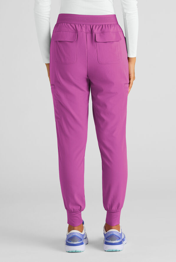 Pantalón médico Grey's Anatomy by Barco Emerge Rylee STRETCH de tiro medio estilo jogger con 6 bolsillos para mujer - Mystic Orchid - 2