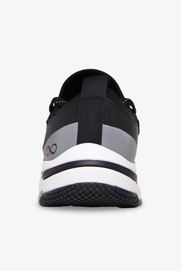 Infinity by Cherokee Women's Dart Black/ Reflective Athletic Lace Up Shoes - null - 5