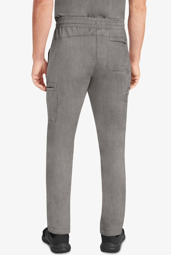 Pantalón médico Healing Hands Purple Label Daniel estilo cargo con 6 bolsillos para hombre  - Heather Grey - 2