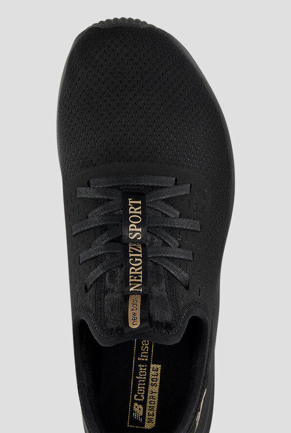 New Balance Women's DynaSoft Nergize Sport v2 Black/Gold Metallic Athletic Lace Up Nursing Shoes - null - 2