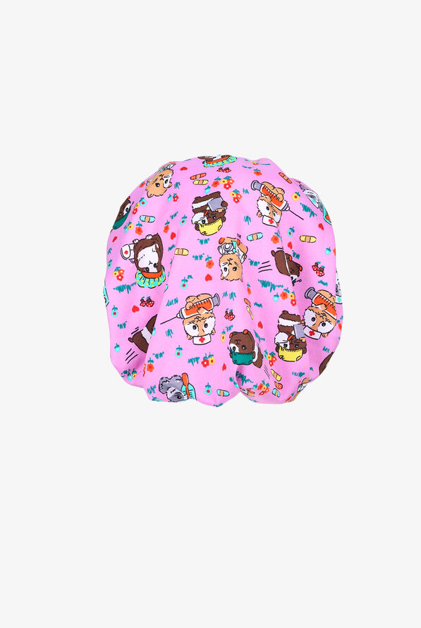 koi Basics Hamsters Bouffant Scrub Hat - null - 2