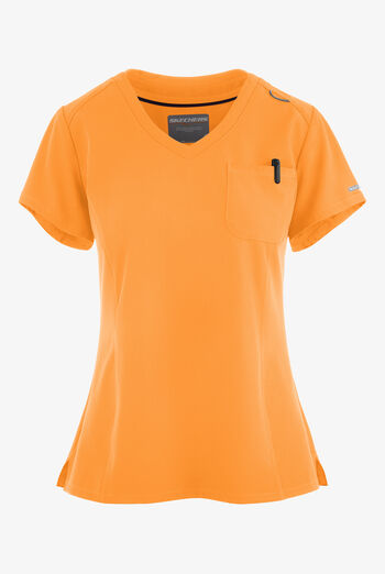 Blusa m&eacute;dica Skechers by Barco Dignity STRETCH con cuello en V y 1 bolsillo para mujer