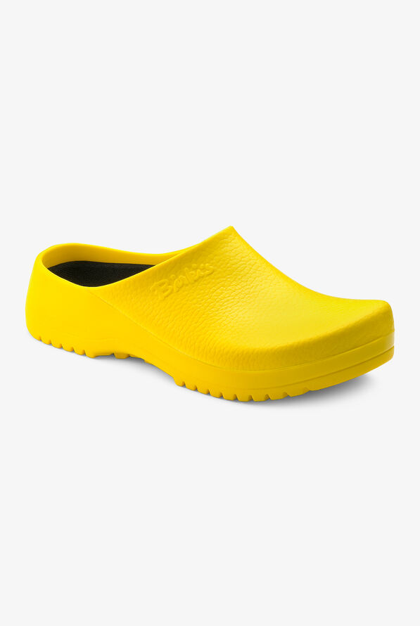 Birkenstock Unisex Super Birki Yellow Nursing Clogs - Yellow - 1