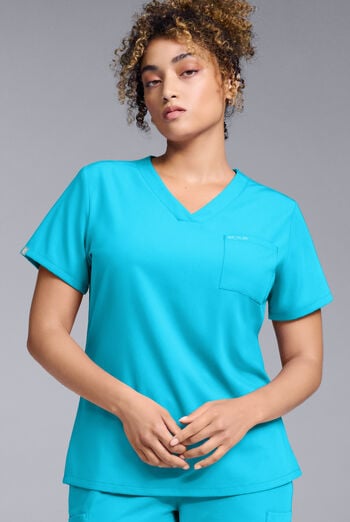Hypothesis Women's Base V-Neck Tuck-In Scrub Top