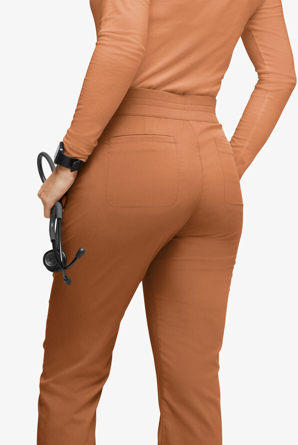 Healing Hands Limited Edition Kenna Women's 5-Pocket STRETCH Bootcut Scrub Pants - Caramel - 2