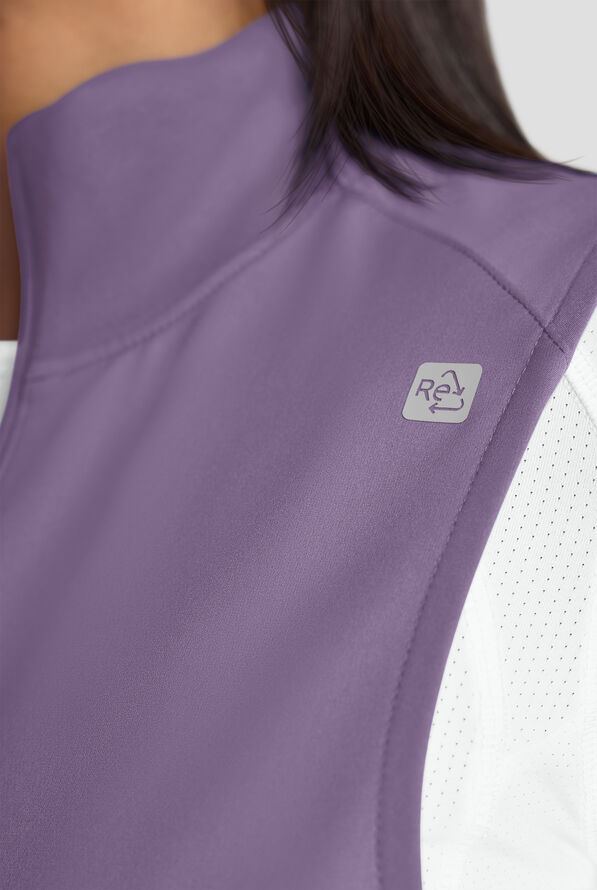 Chaleco médico ReSurge Ebro con cremallera y 6 bolsillos para mujer - Purple Dusk - 5