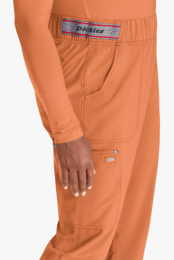 Dickies EDS NXT Women's 5-Pocket Cargo Jogger Scrub Pants - Ginger Glow - 3