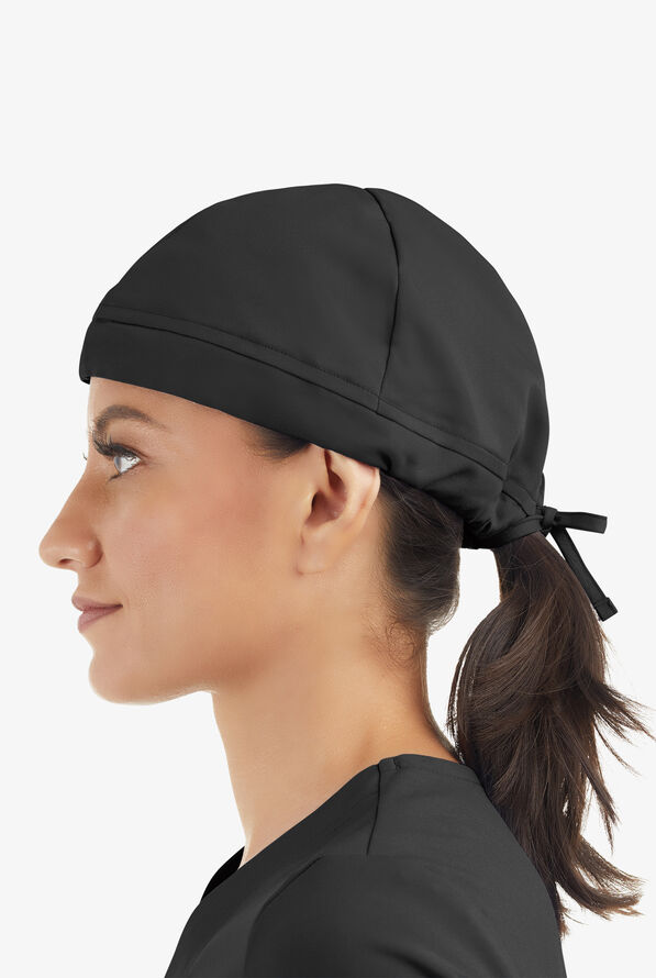 UA Strictly Scrubs Unisex Solid Scrub Hat - Black - 1