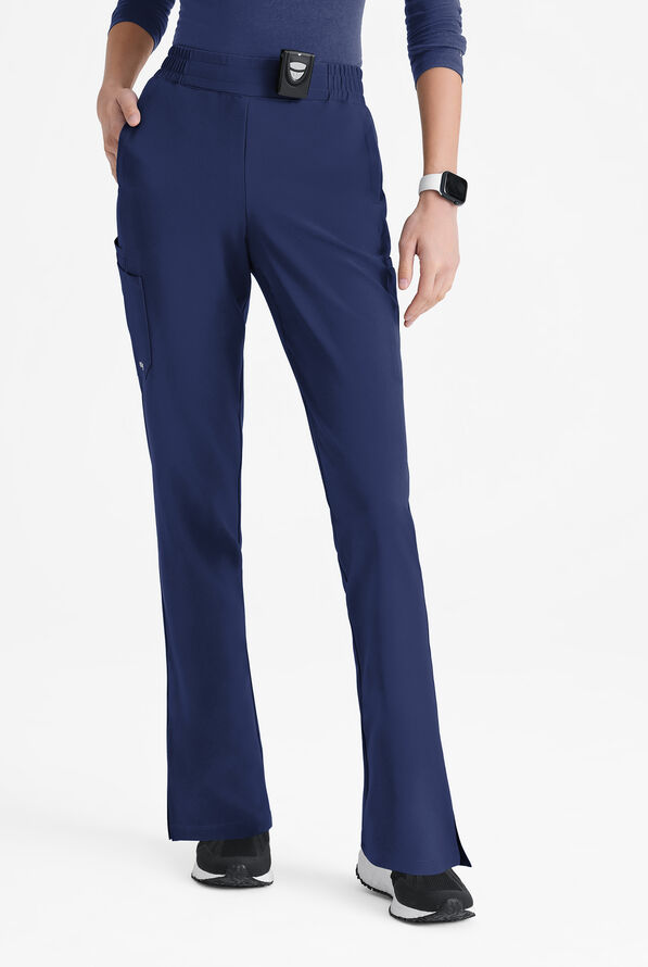 Pantalón médico Grey's Anatomy by Barco Evolve STRETCH Cosmo estilo cargo con 6 bolsillos para mujer - Indigo - 1