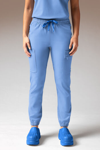 Pantal&oacute;n m&eacute;dico Hypothesis Cache estilo jogger con 6 bolsillos para mujer