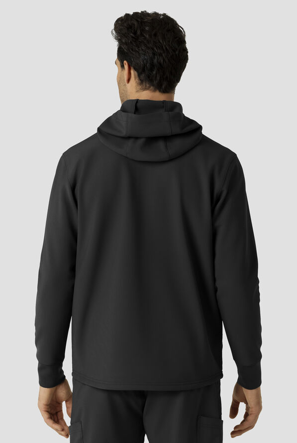 Chaqueta m&eacute;dica con capucha Carhartt Force Rugged de felpa doble capa con cremallera y 3 bolsillos para hombre - Black - 6